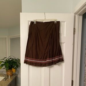 Brown skirt